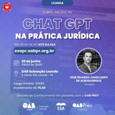 CHAT GPT NA PRÁTICA JURÍDICA