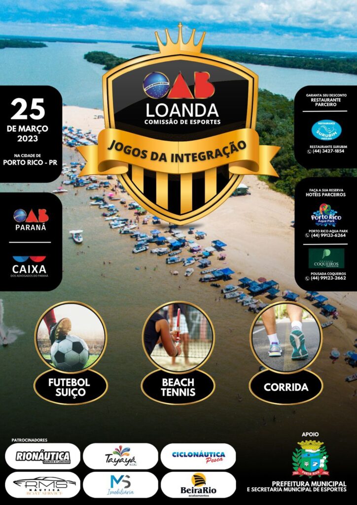 OAB Loanda promove Jogos da Integração na cidade de Porto Rico