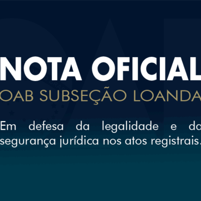 Nota Oficial OAB Loanda