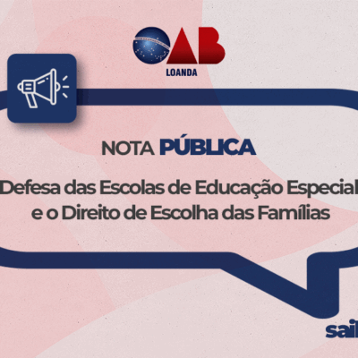 OAB Loanda Defende Escolas de Educação Especial e o Direito de Escolha das Famílias
